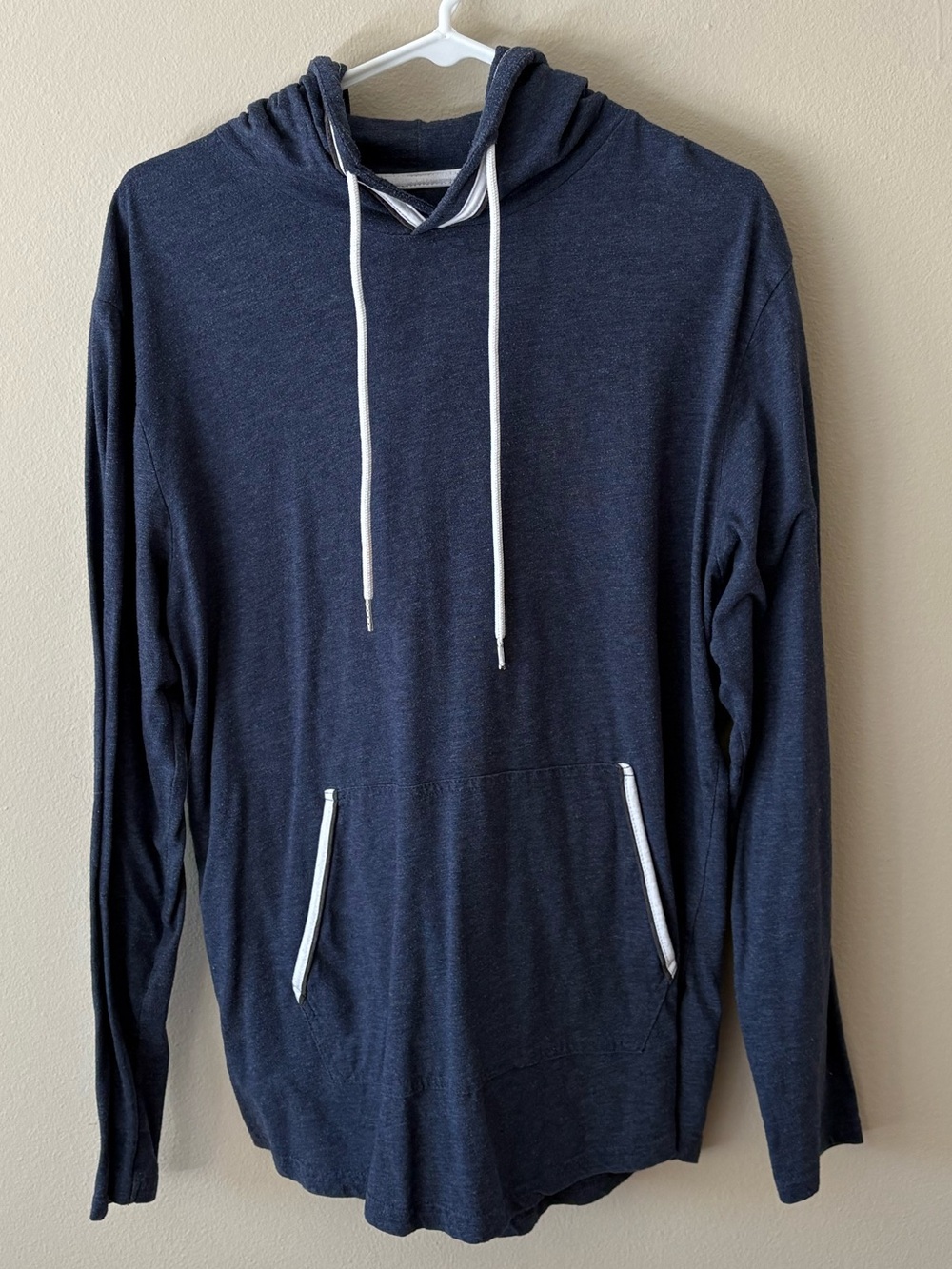 Company Eighty One Men's Lightweight Navy Hooded Pullover Sweatshirt